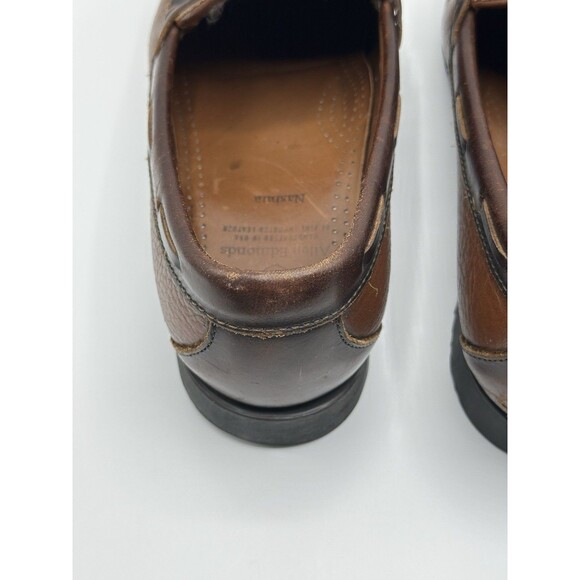 Vintage Allen Edmonds Mens Sz 9 Nashua Loafers Kiltie Tassel Black/Brown Leather main image 13
